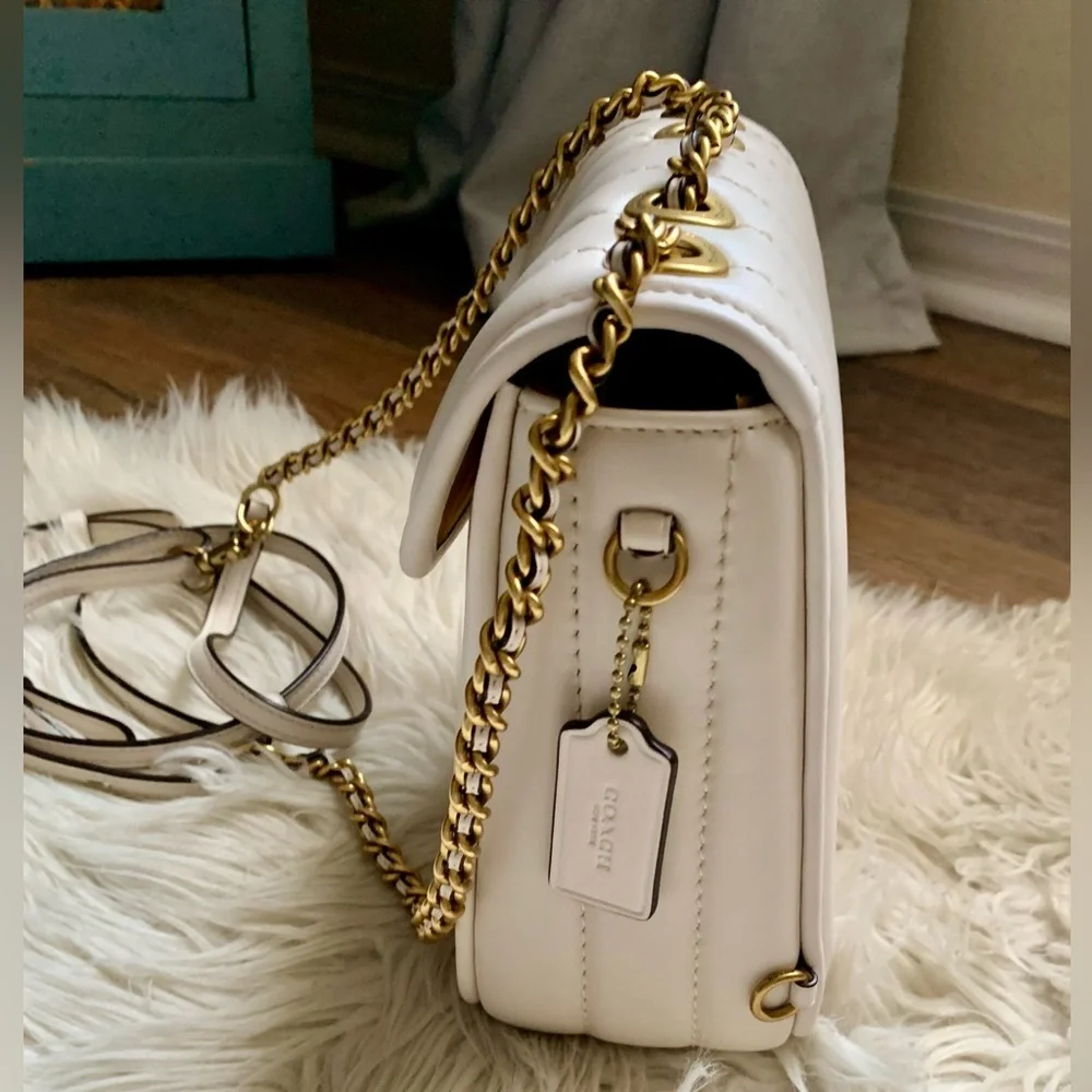 Coach Madison 18 Quilted Leather Convertible Backpack - Picture 10 of 16